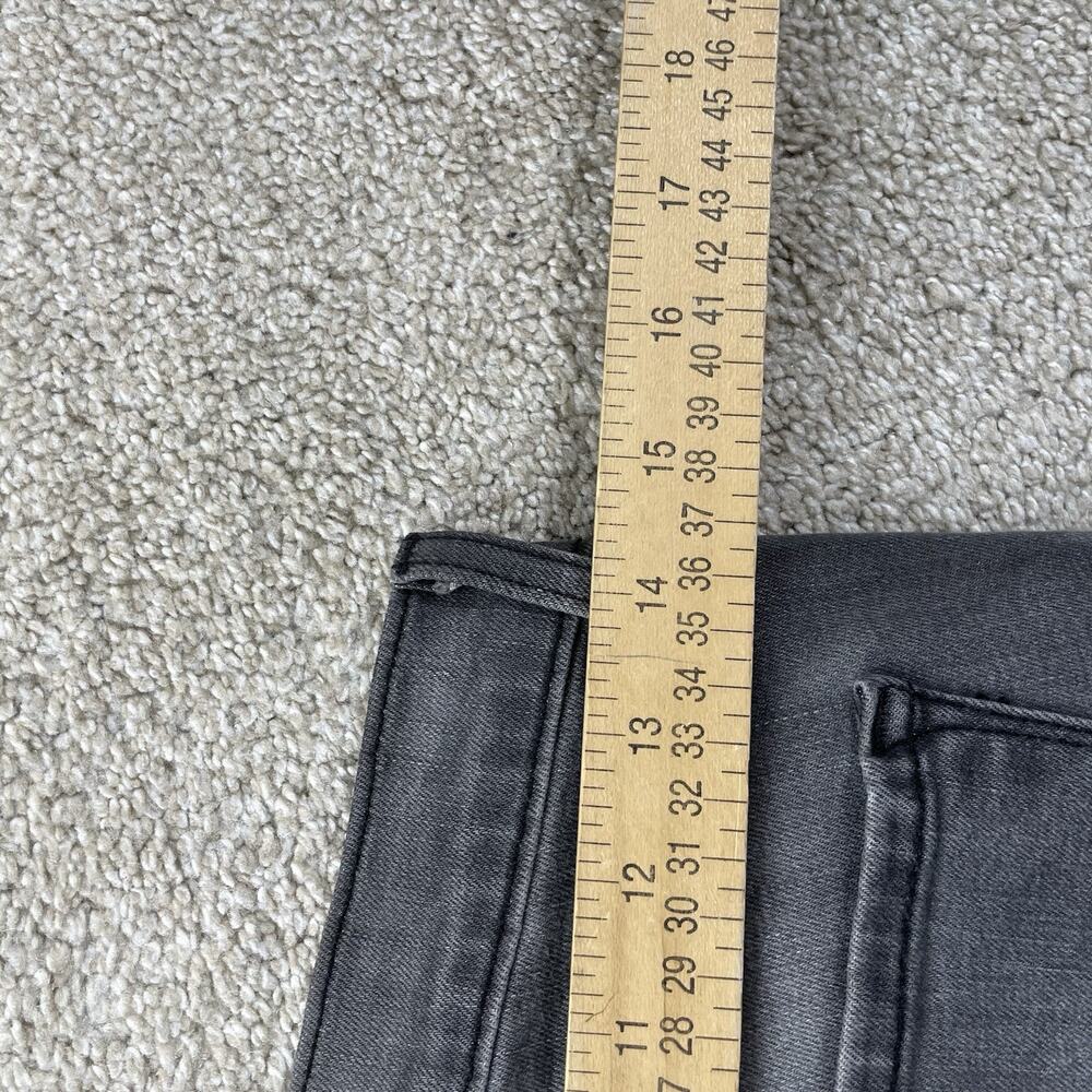Flying Monkey Women Size 28 Skinny Jeans Distressed Fray Hems Gray 28" In 63-30 - Picture 7 of 9